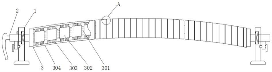 一種復(fù)卷機(jī)專用弧形輥的制作方法 一種復(fù)卷機(jī)專用弧形輥的制作方法