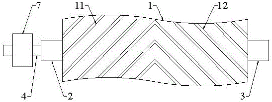 一種金屬化薄膜用展平輥的制作方法 一種金屬化薄膜用展平輥的制作方法