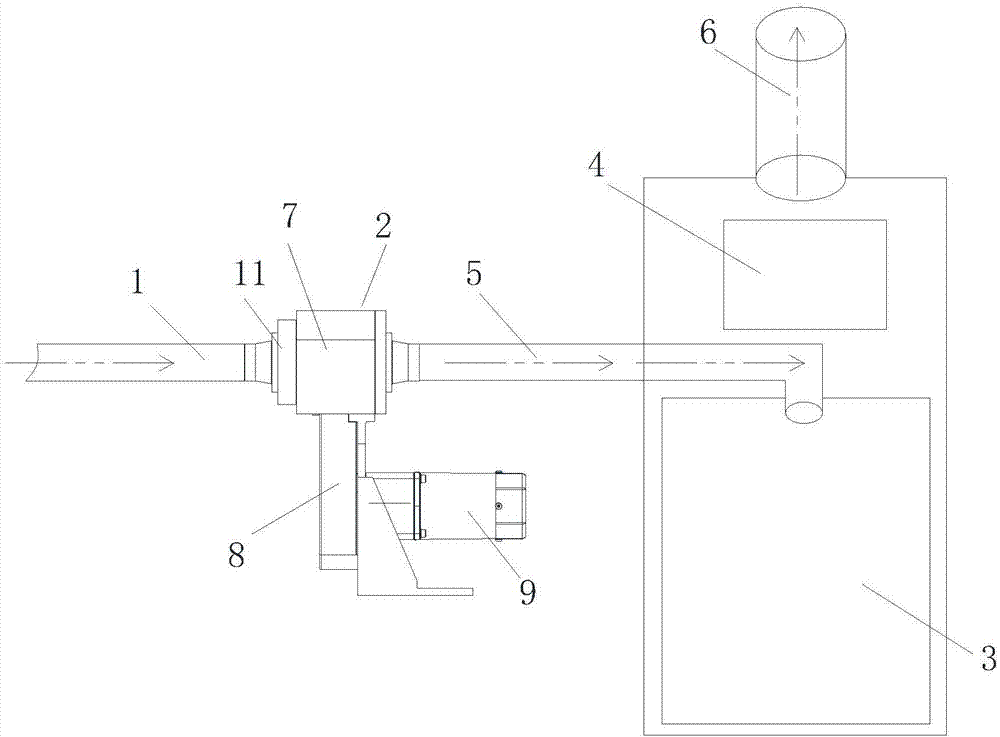 一種鋰電池極片分切邊料粉碎收集裝置的制作方法 一種鋰電池極片分切邊料粉碎收集裝置的制作方法