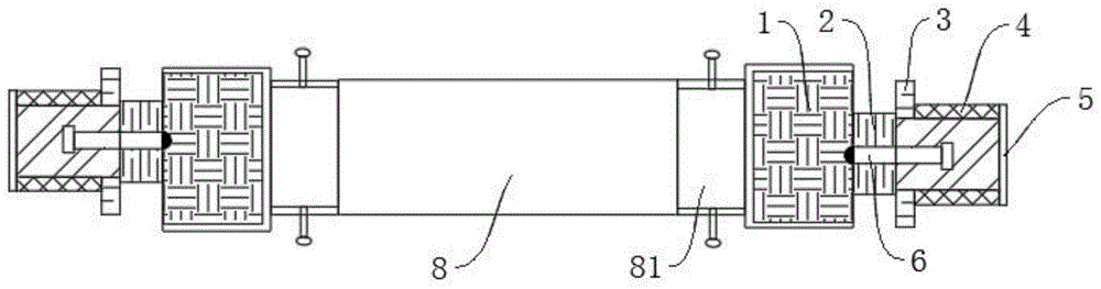 一種帶放卷臂卡頭裝置的分切機的制作方法