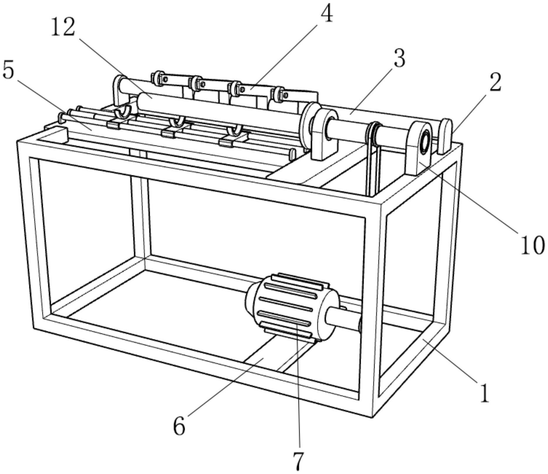 一種紙管分切機(jī)的送料分切機(jī)構(gòu)的制作方法 一種紙管分切機(jī)的送料分切機(jī)構(gòu)的制作方法