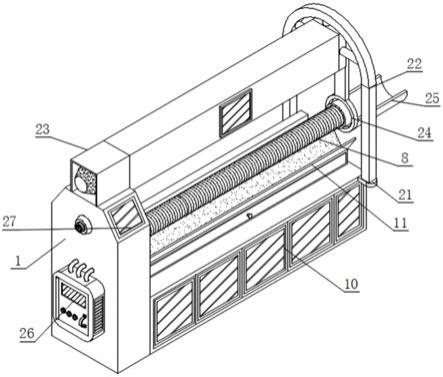 一種精準定位的紙管加工用便于上料的數(shù)控精切機的制作方法 一種精準定位的紙管加工用便于上料的數(shù)控精切機的制作方法