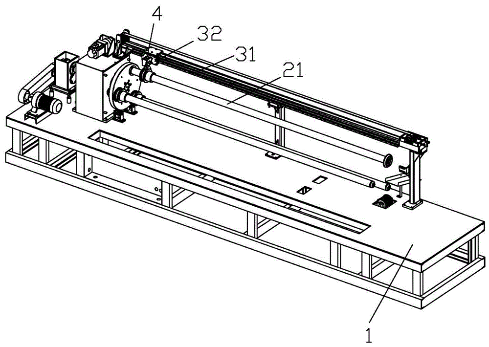 一種紙管精切機(jī)的脫料裝置的制作方法 一種紙管精切機(jī)的脫料裝置的制作方法