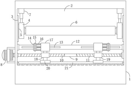 一種銅箔分切機(jī)用幅寬自動(dòng)調(diào)節(jié)裝置的制作方法 一種銅箔分切機(jī)用幅寬自動(dòng)調(diào)節(jié)裝置的制作方法