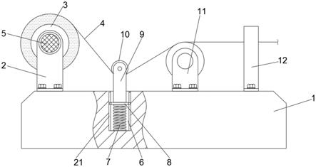 一種銅箔分切防褶皺結(jié)構(gòu)的制作方法 一種銅箔分切防褶皺結(jié)構(gòu)的制作方法