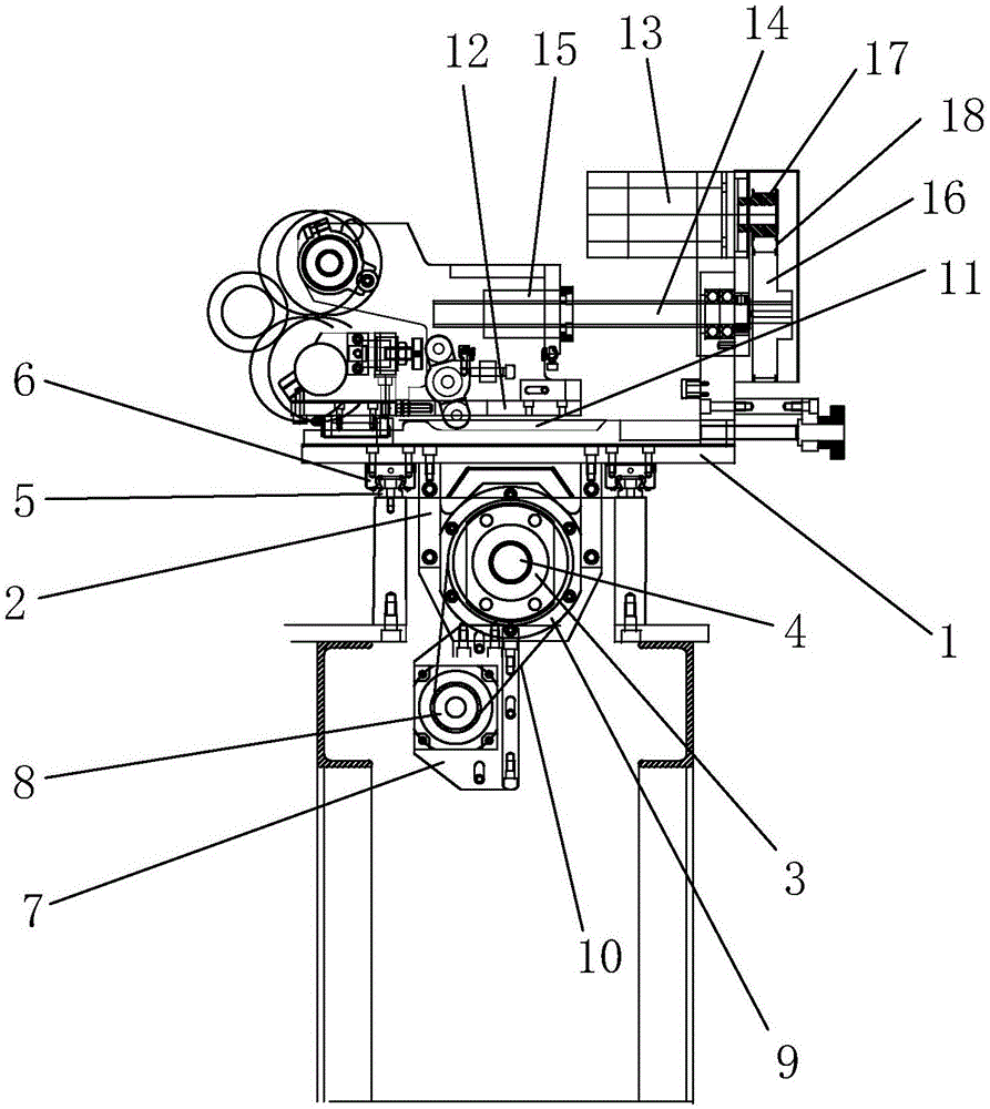 一種三軸全自動調(diào)刀定位多刀紙管精切機(jī)及其切刀機(jī)構(gòu)的制作方法 一種三軸全自動調(diào)刀定位多刀紙管精切機(jī)及其切刀機(jī)構(gòu)的制作方法