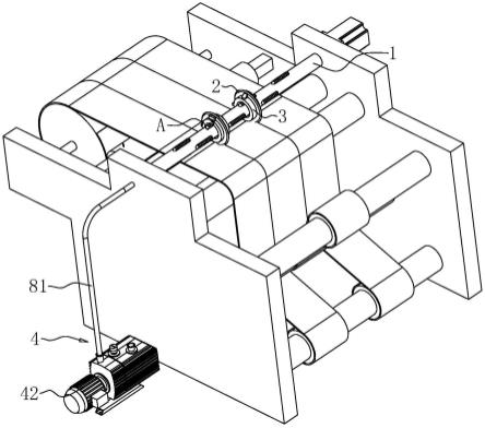一種藍(lán)圖紙分切復(fù)卷機(jī)的制作方法 一種藍(lán)圖紙分切復(fù)卷機(jī)的制作方法