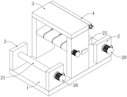 一種牛皮紙生產(chǎn)用定米數(shù)分切機(jī)的制作方法 一種牛皮紙生產(chǎn)用定米數(shù)分切機(jī)的制作方法