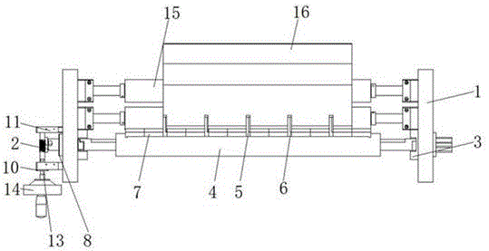 一種分切機的直刀刀架機構的制作方法