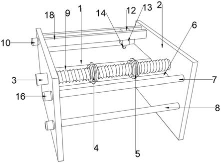 一種復(fù)卷機用鋁箔切割機構(gòu)的制作方法 一種復(fù)卷機用鋁箔切割機構(gòu)的制作方法