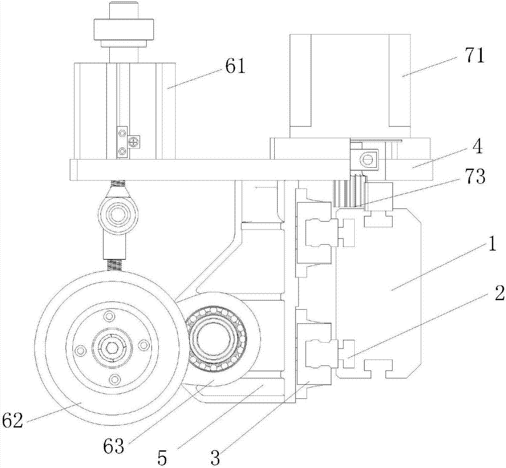 紙管機(jī)切刀調(diào)節(jié)裝置的制作方法