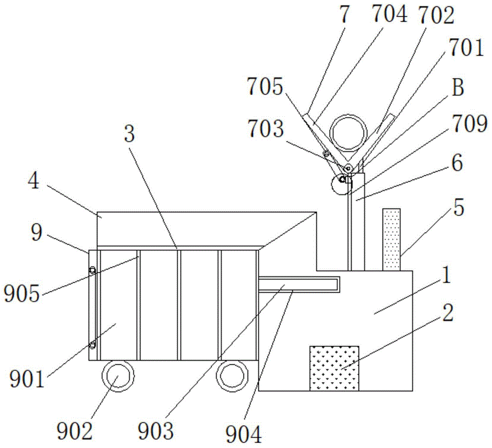 一種紙管生產(chǎn)接管裝置的制作方法 一種紙管生產(chǎn)接管裝置的制作方法