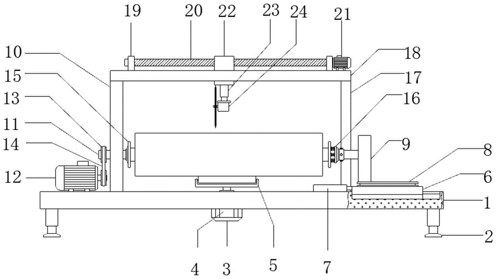 一種PE泡棉生產用分切裝置的制作方法