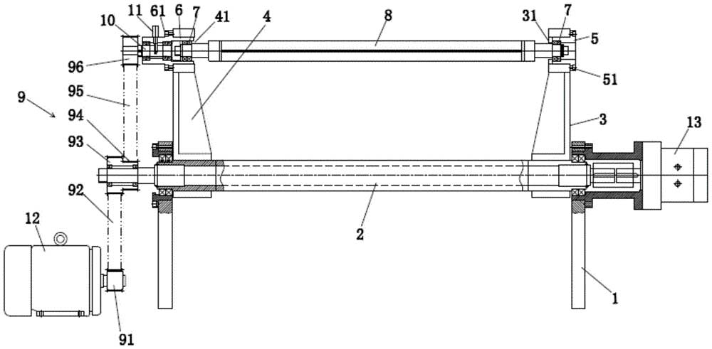 一種分切機(jī)收卷裝置的制作方法 一種分切機(jī)收卷裝置的制作方法